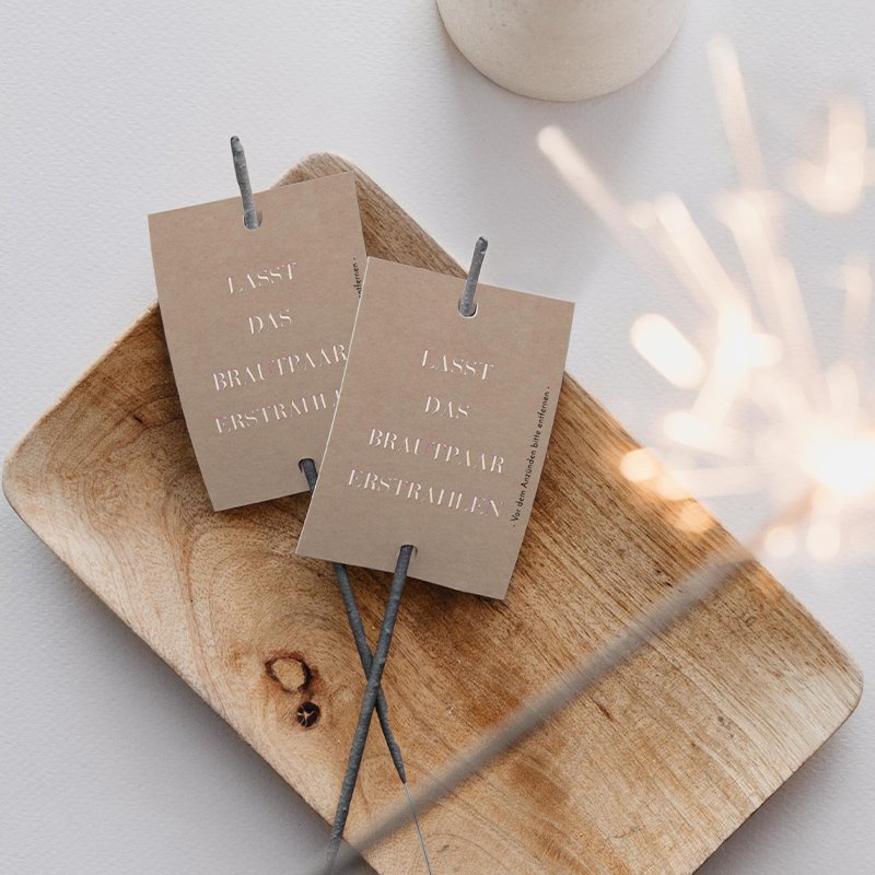 Wunderkerzen Hochzeit