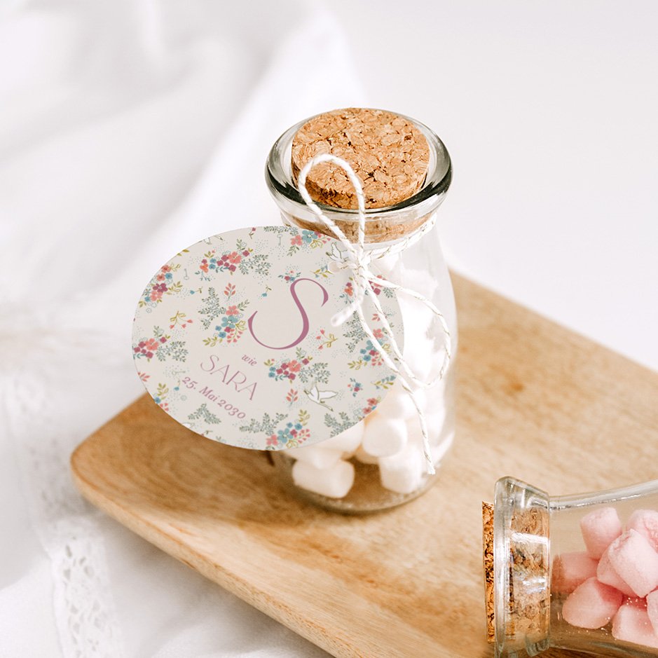 Runde Geschenkanhänger