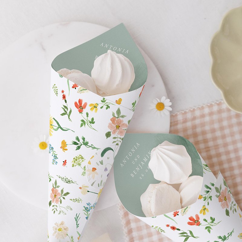 Konfetti-Tüte Hochzeit