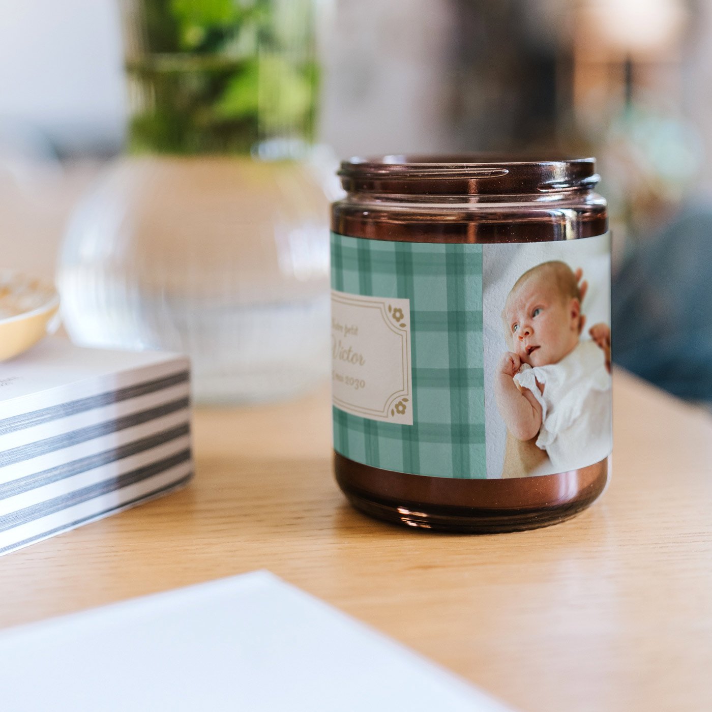 Apothekerglas Geburt