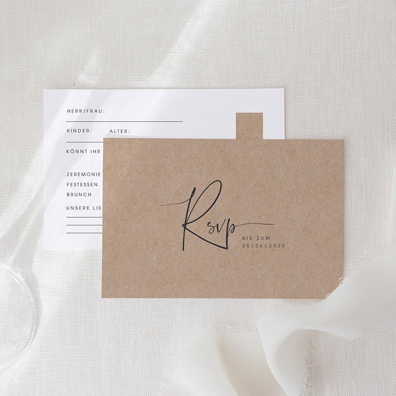 Antwortkarten Hochzeit