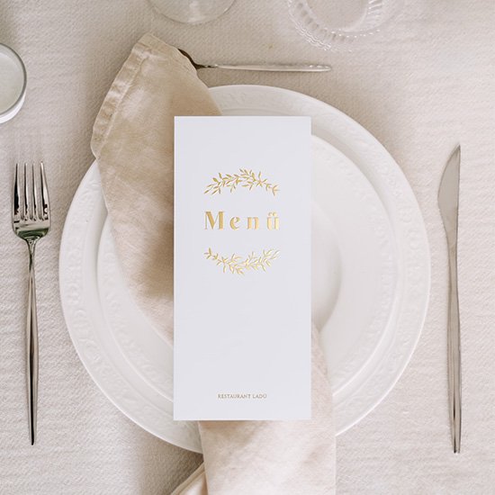 Menükarten Hochzeit