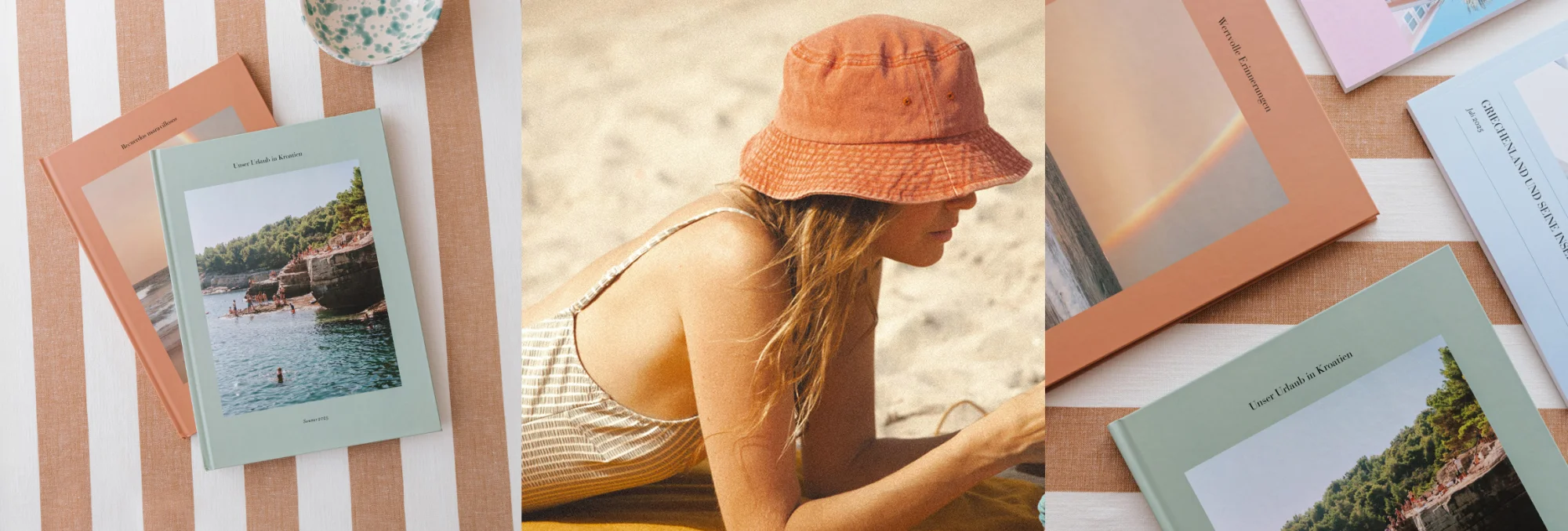 Neue, farbenfrohe Fotoalben