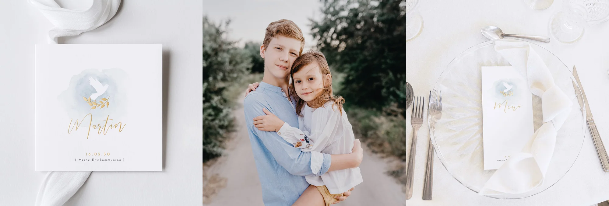 Ein mit gold veredeltes Design