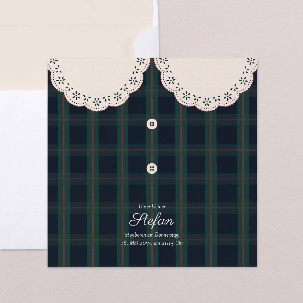 Claudine - tartan