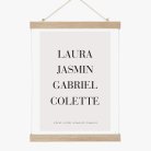 Vornamen Poster